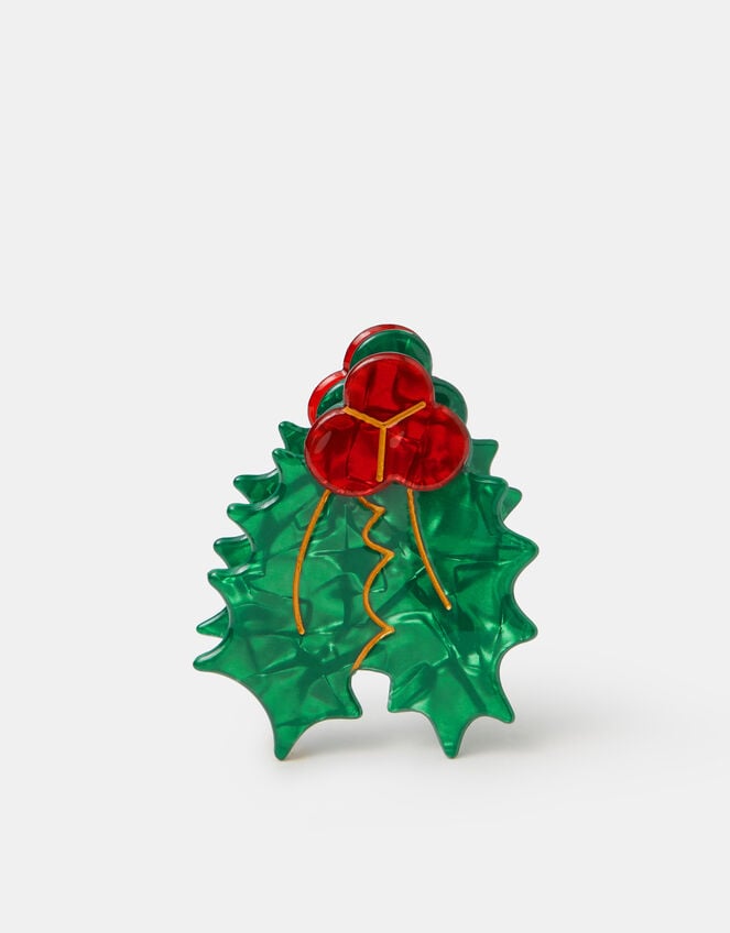 Christmas Holly Claw Clip, , large