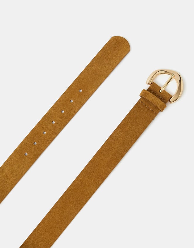 Suede Belt, Tan (TAN), large