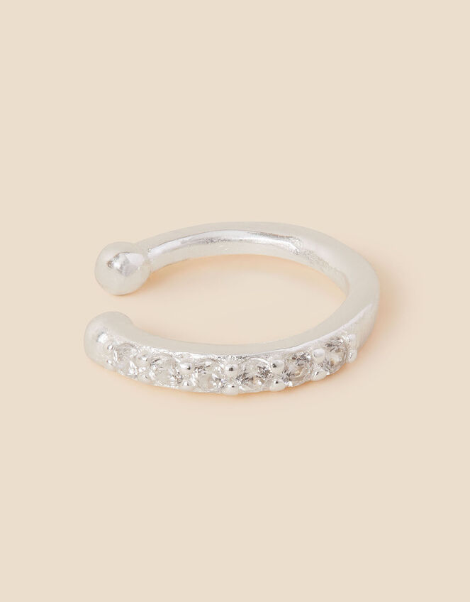 Sterling Silver Sparkle Ear Cuff Sterling silver Accessorize UK