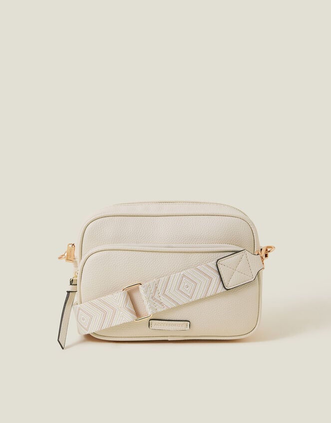 Dina Double Zip Crossbody Bag, , large