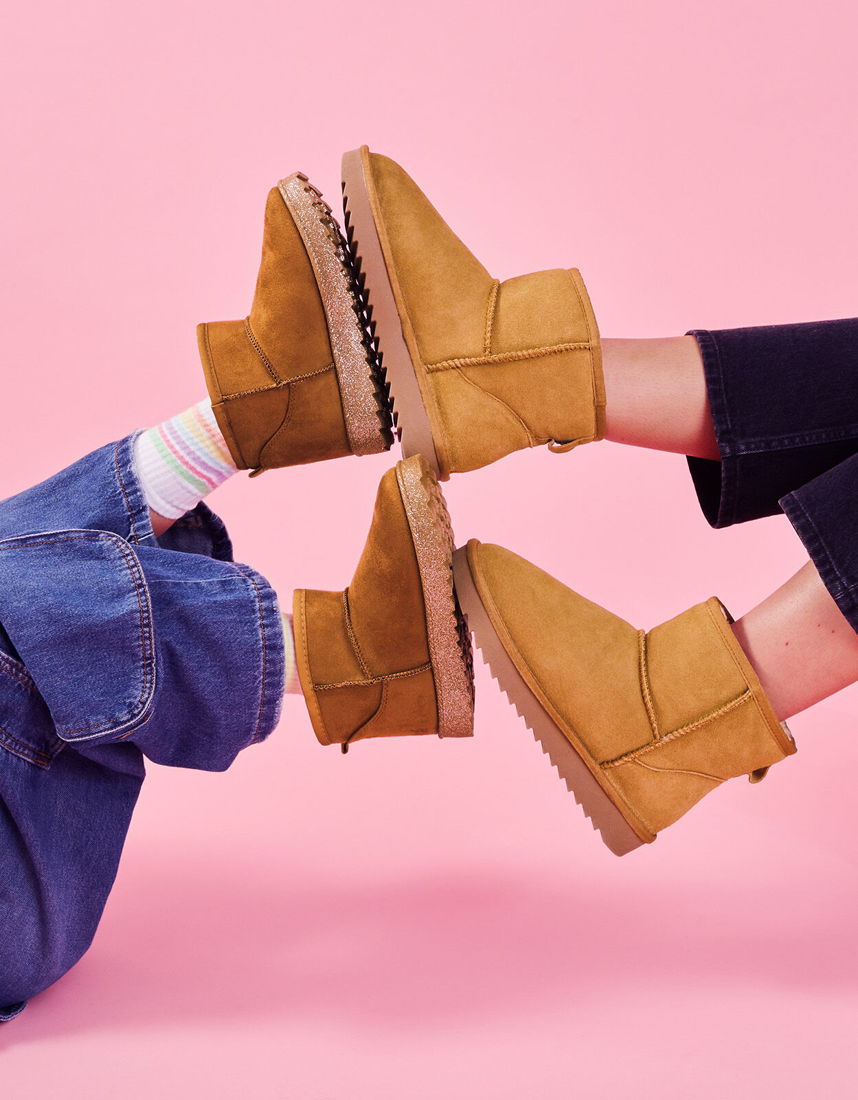 Tan faux on sale suede boots