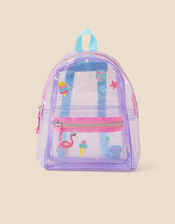 Kids Badge Jelly Rucksack, , large