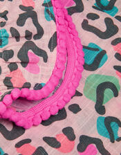 Girls Leopard Print Sun Dress, Multi (BRIGHTS MULTI), large
