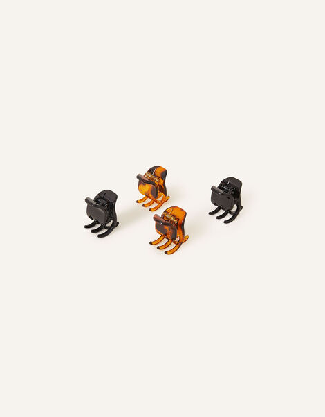 Small Tortoiseshell Claw Clips 4 Pack, , large