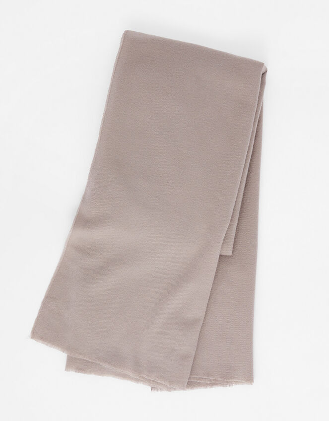Wells Blanket Scarf Mink, , large