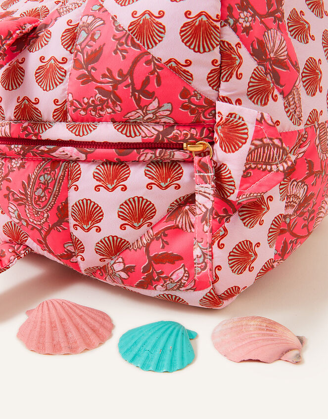 Patchwork Print Weekend Bag, , large