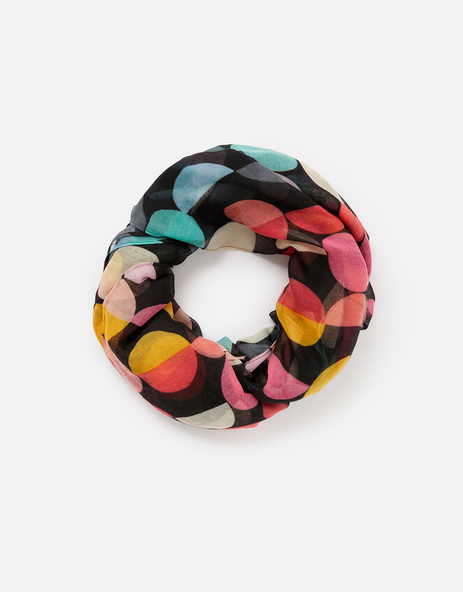 Retro Spot Print Scarf, , large