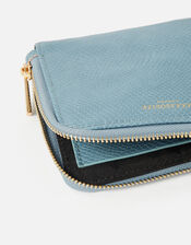 Zip Around Coin Purse, Blue (BLUE), large