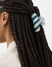 Stripe Marble Claw Clip, , large