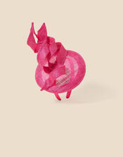 Twirl Sin Band Fascinator, Pink (PINK), large