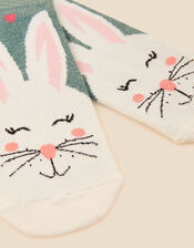 Rabbit Face Socks, , large