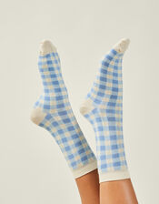 Gingham Socks, , large