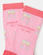 Chardonnay Print Socks, , large