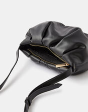 Ruched Cross-Body Bag, , large