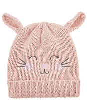 Bella Bunny Beanie Hat, Pink (PINK), large