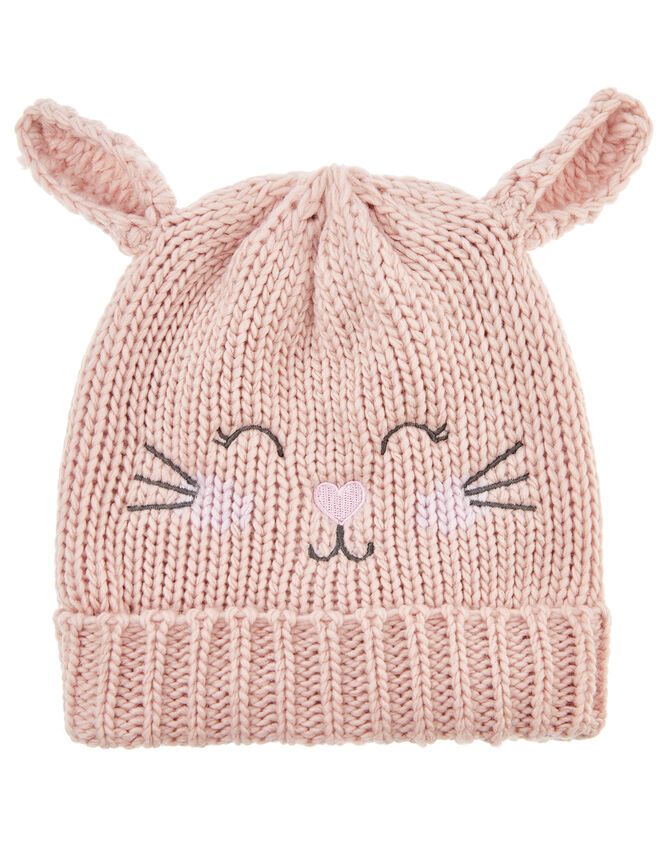 Bella Bunny Beanie Hat, Pink (PINK), large