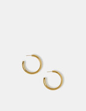 Stainless Steel Chunky Hoop Earrings, , large