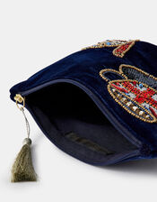 London Tea Velvet Pouch, , large