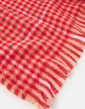 Houndstooth Blanket Scarf, , large
