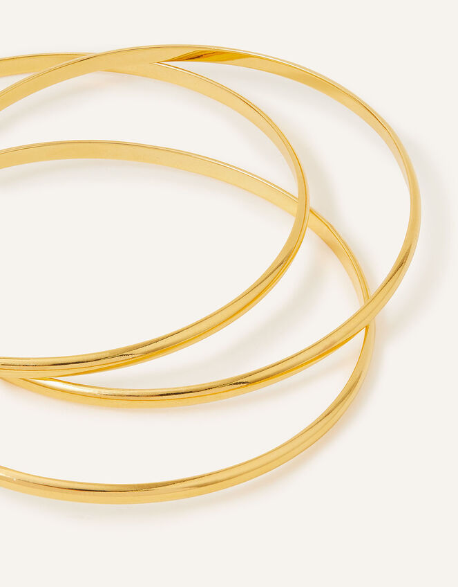 14ct Gold-Plated Russian Wedding Bangle , , large