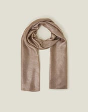 Lightweight Shimmer Scarf, Natural (CHAMPAGNE), large