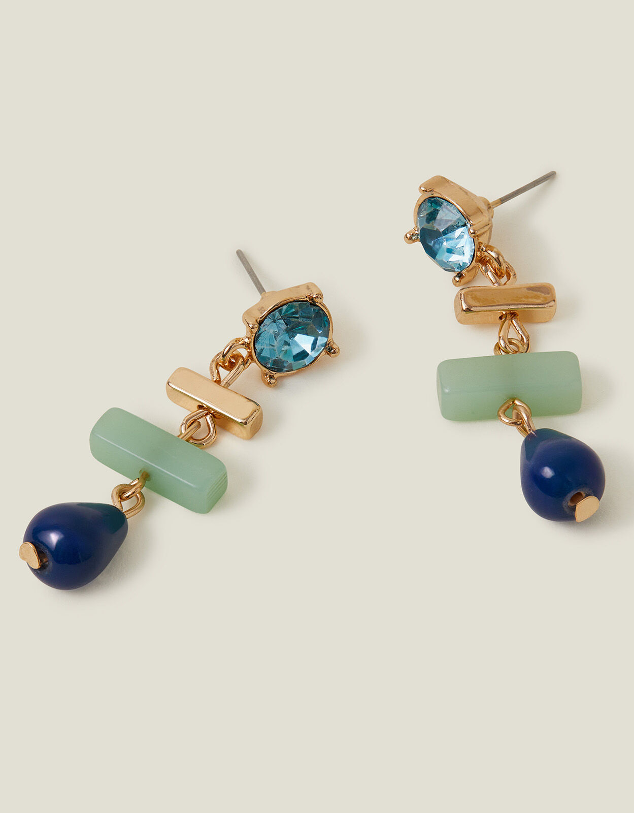 Mixed stone earrings new arrivals