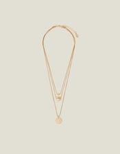 Classic Discs Layered Necklace, , large