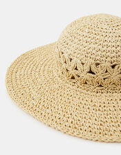 Loose Weave Floppy Hat, , large