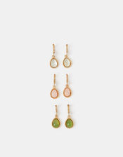 3-Pack Teardrop Hoop Earrings, , large