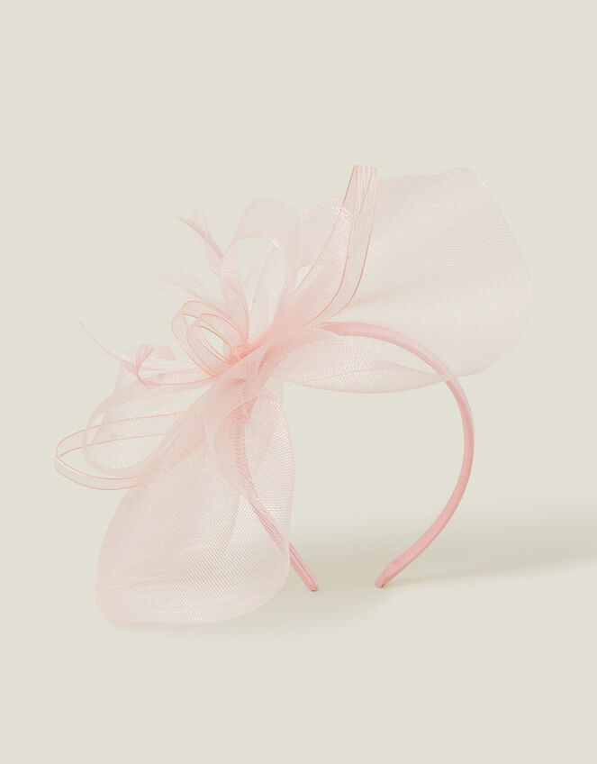 Mini Crin Fascinator, Pink (PALE PINK), large