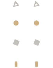 Sterling Silver Stud Earring Multipack, , large