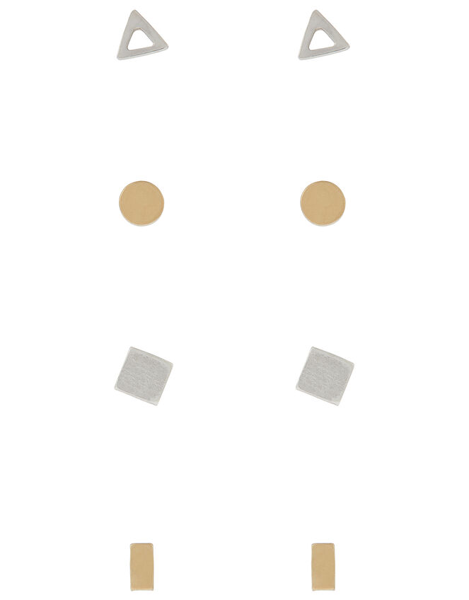Sterling Silver Stud Earring Multipack, , large