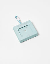 Sterling Silver Sparkle Initial Necklace - P, , large