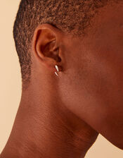Sterling Silver Thorn Hook Earrings, , large