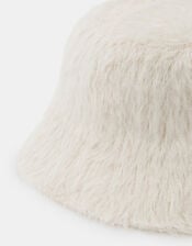 Fluffy Bucket Hat, Natural (NATURAL), large