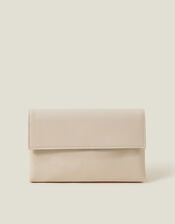 Patent Fold-Over Clutch Bag, , large