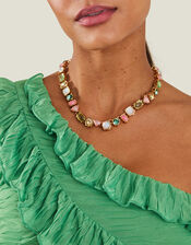 Eclectic Gem Collar Necklace, , large