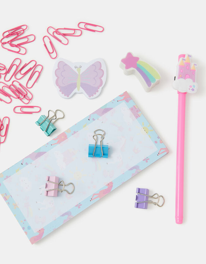 Girls Mini Unicorn Stationery Set, , large