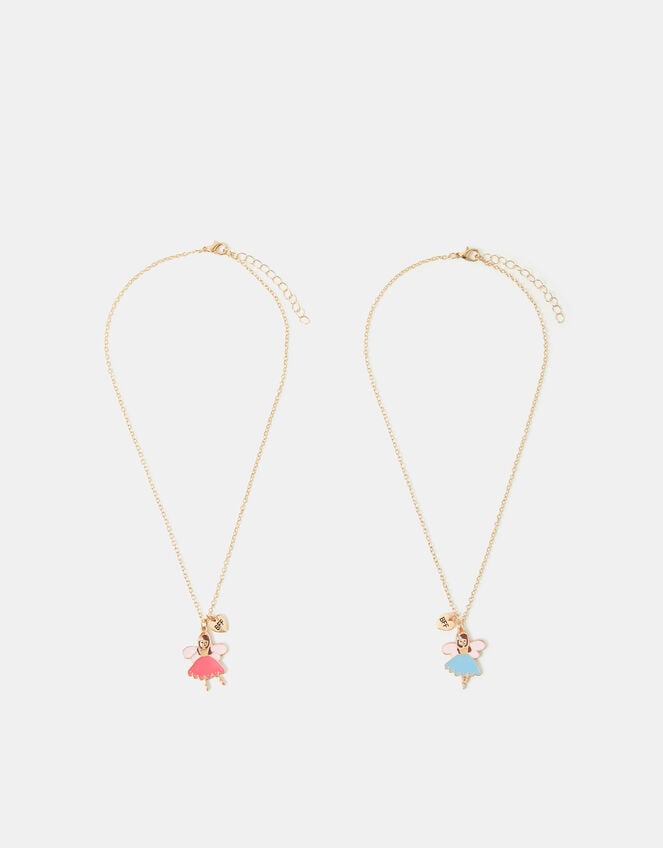 2-Pack Girls Fairy 'BFF' Necklace, , large