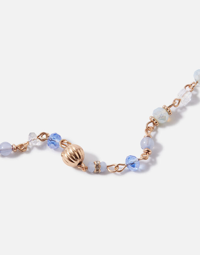Extra Long Skinny Rope Necklace, Blue (BLUE), large