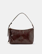 Patent Leather Shoulder Bag, , large