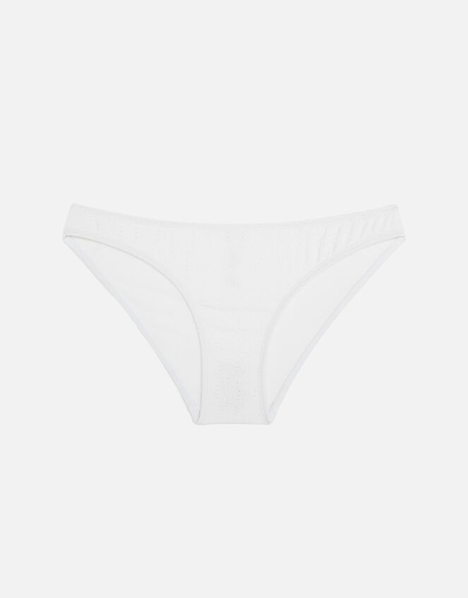 Broderie Bikini Briefs, Ivory (IVORY), large