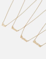 Constellation Pendant Necklace, Gold (GOLD), large