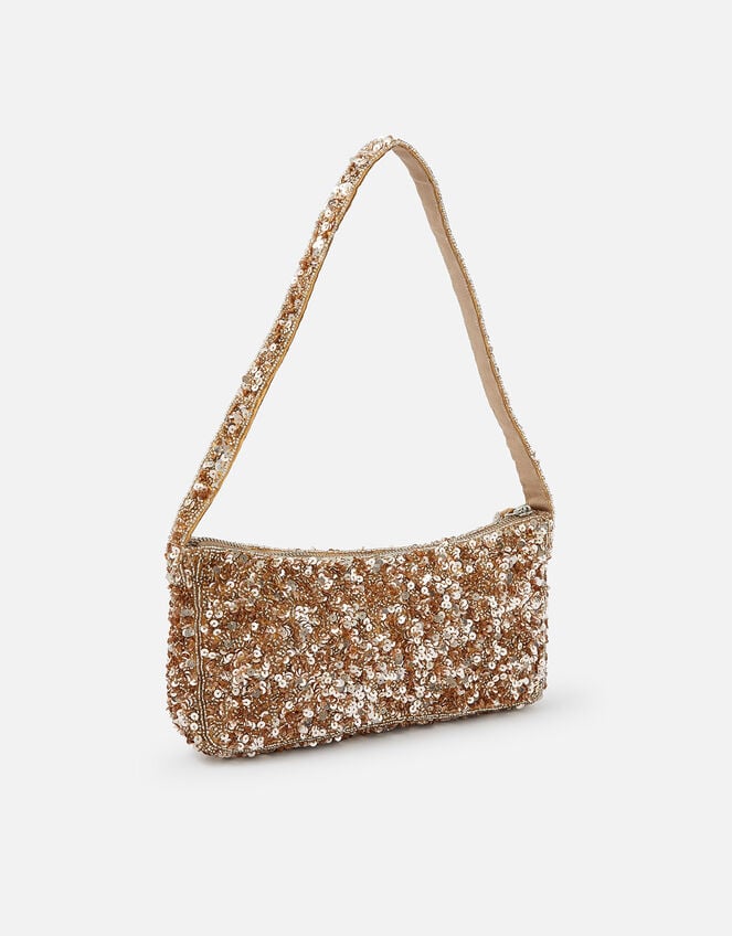 Sequin Shoulder Bag, , large