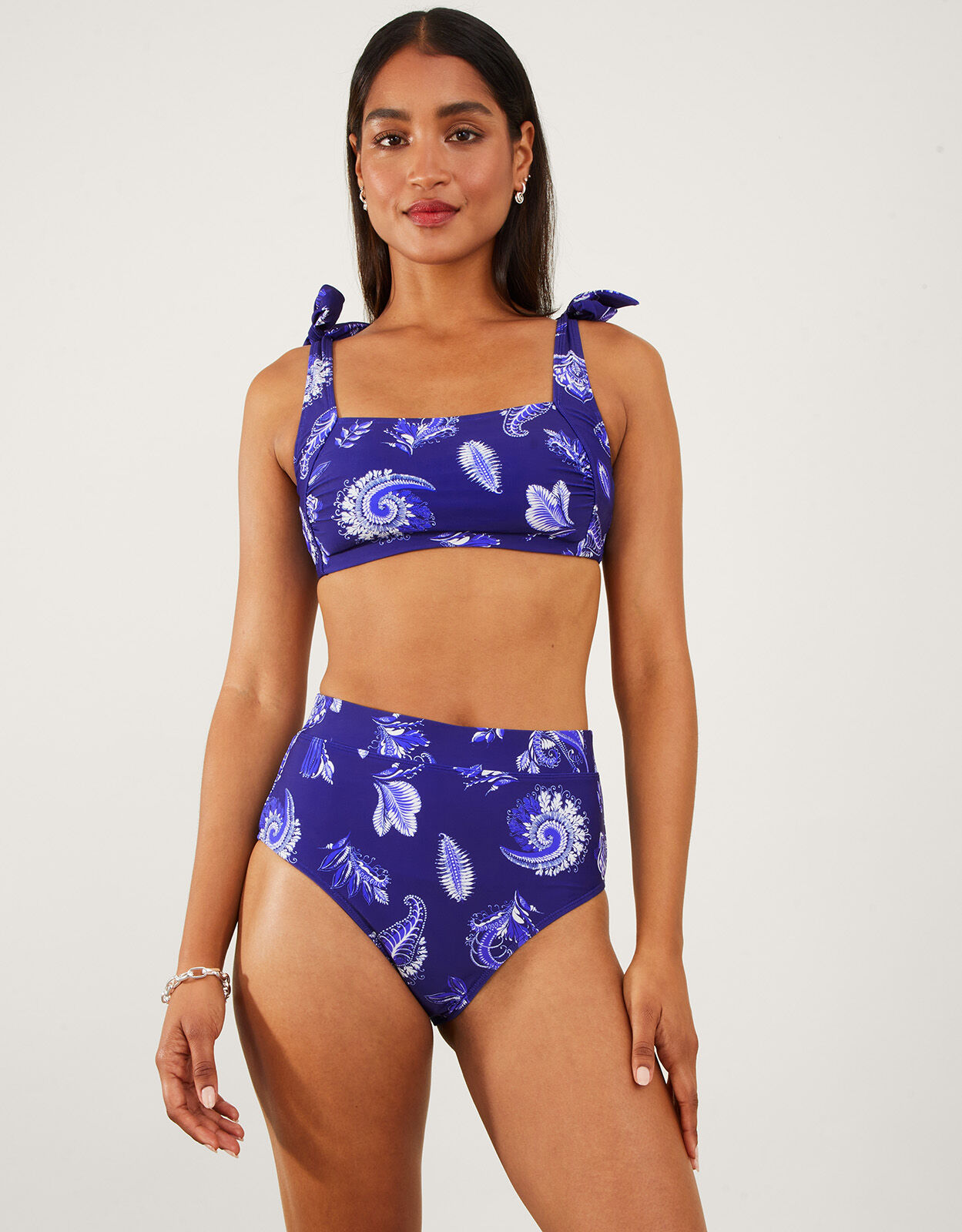 Tie shoulder sale bikini