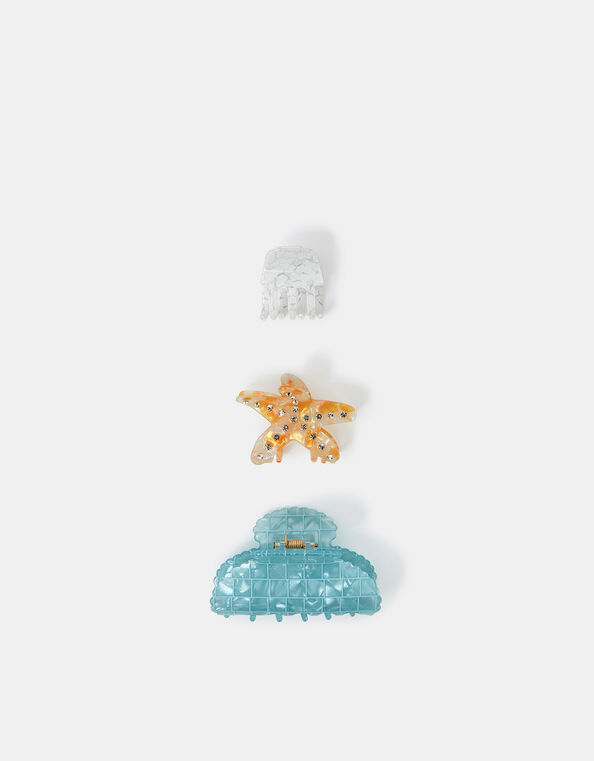 3-Pack Starfish Claw Clips, , large