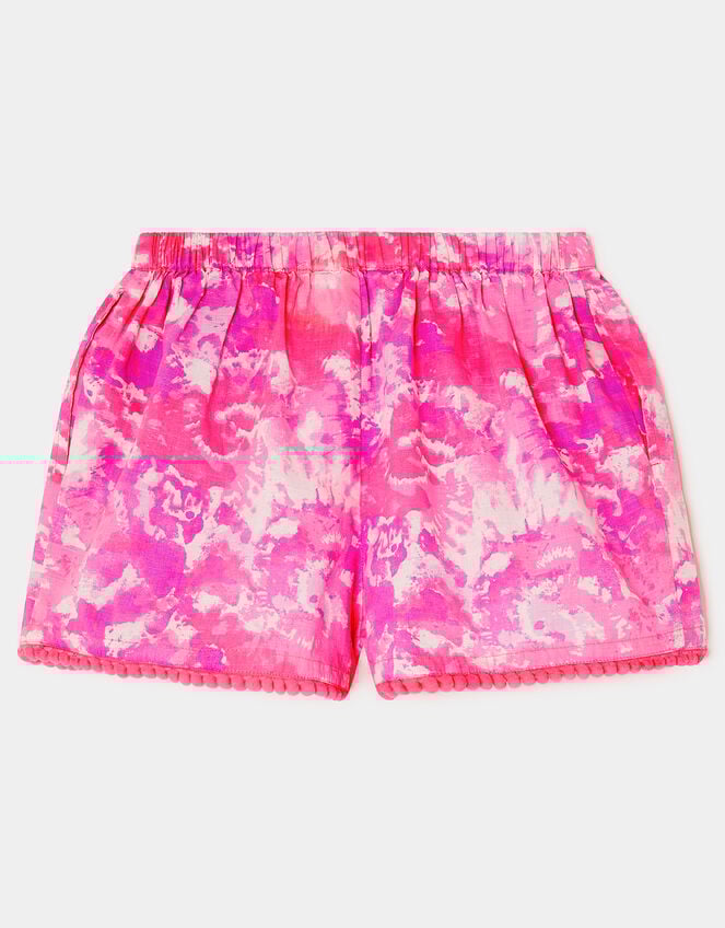Girls Tie Dye Shorts, Multi (BRIGHTS MULTI), large