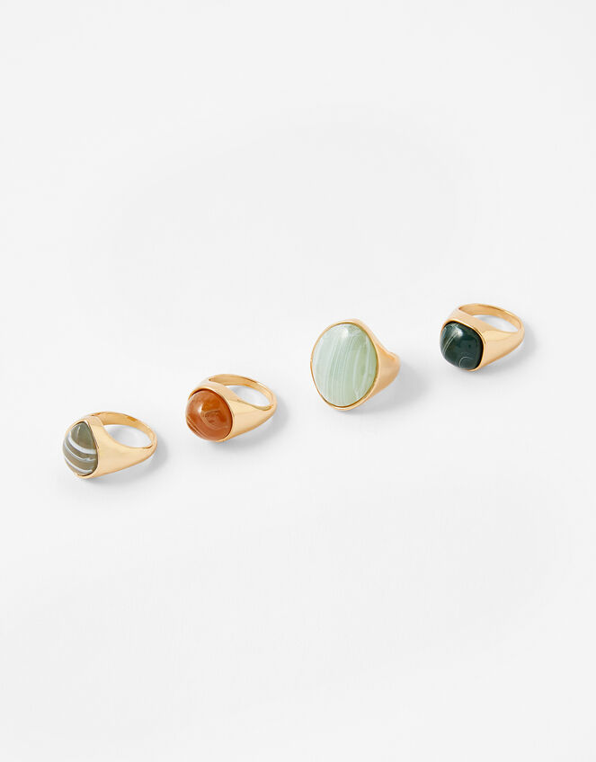 Stone Ring Set, Multi (DARKS-MULTI), large