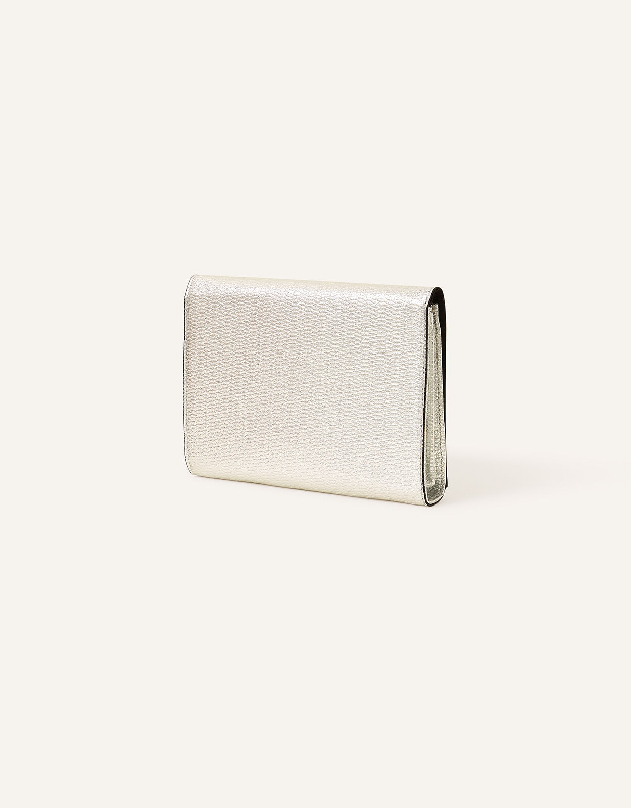 Metallic Chain Sleek Shoulder Bag Silver | Clutches | Accessorize UK