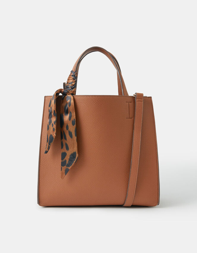 Scarf Handle Handbag, , large